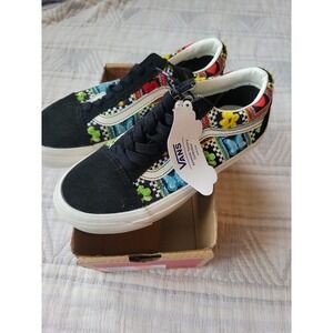 Vans Old Skool 36 DX Anaheim Sneakers Black Multi Womens 5 Youth 3 Mens 3.5 NWT